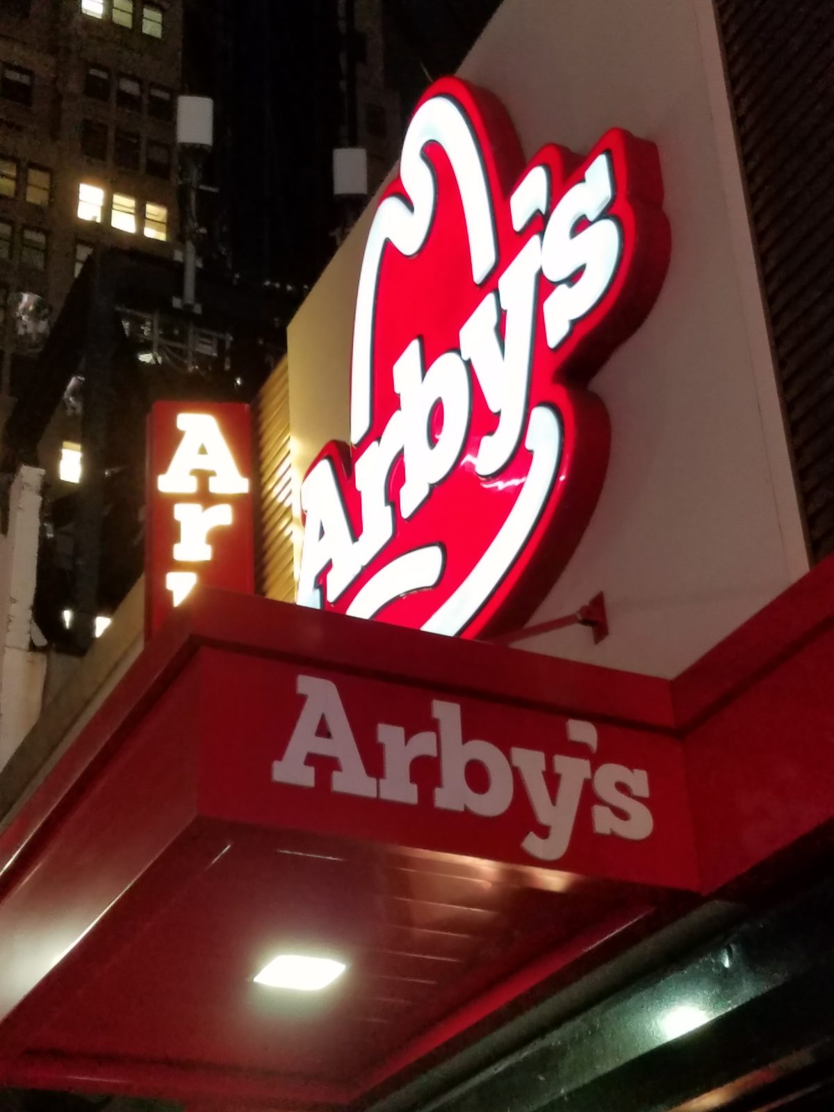 Arby's sign