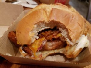 Arby's pork belly sandwiich